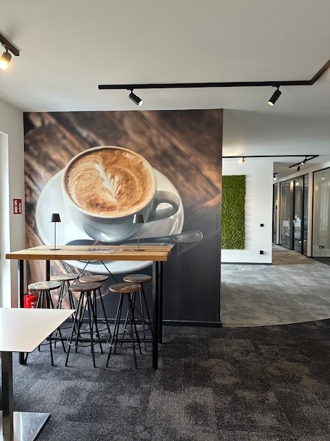 Kaffee-Ecke im Büro